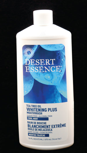 Desert Essence - Tea Tree Mouthwash - Whitening Plus