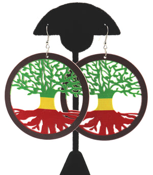 Roots of the African Tree 1 Earrings