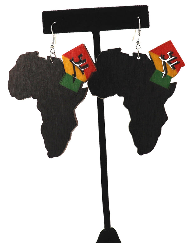 Africa Black Power Earrings
