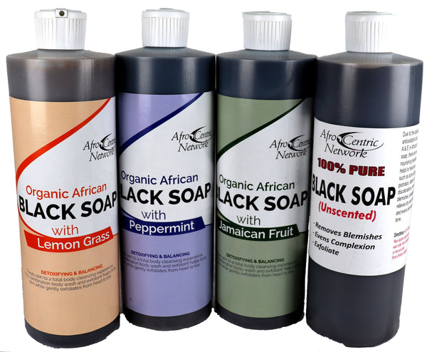 100% Liquid Black Soap Body Wash