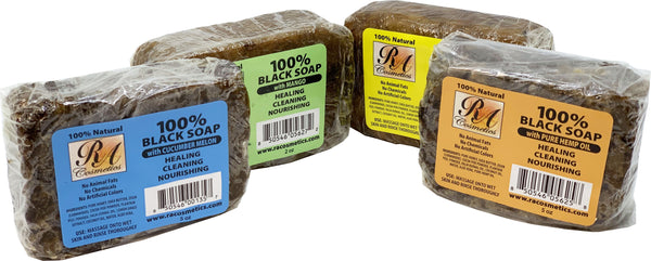 RA Cosmetics Handmade 100% Natural Raw African Black Soap 1 - 30 lb